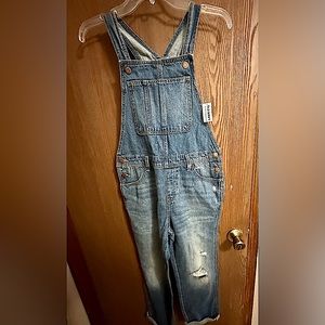 Old Navy distressed girl’s overalls XL